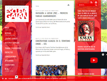 Tablet Screenshot of escuelagalan.org.co